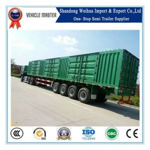 Kina 100Ton 4 osovine Van Vrsta Cargo Poluprikolica
