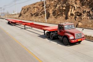 3Axles produživi niskotlačni poluprikolica za transport vjetrobrana